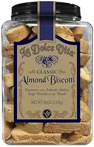 La Dolce Vita Classic Italian Biscotti - 40 oz of Delight