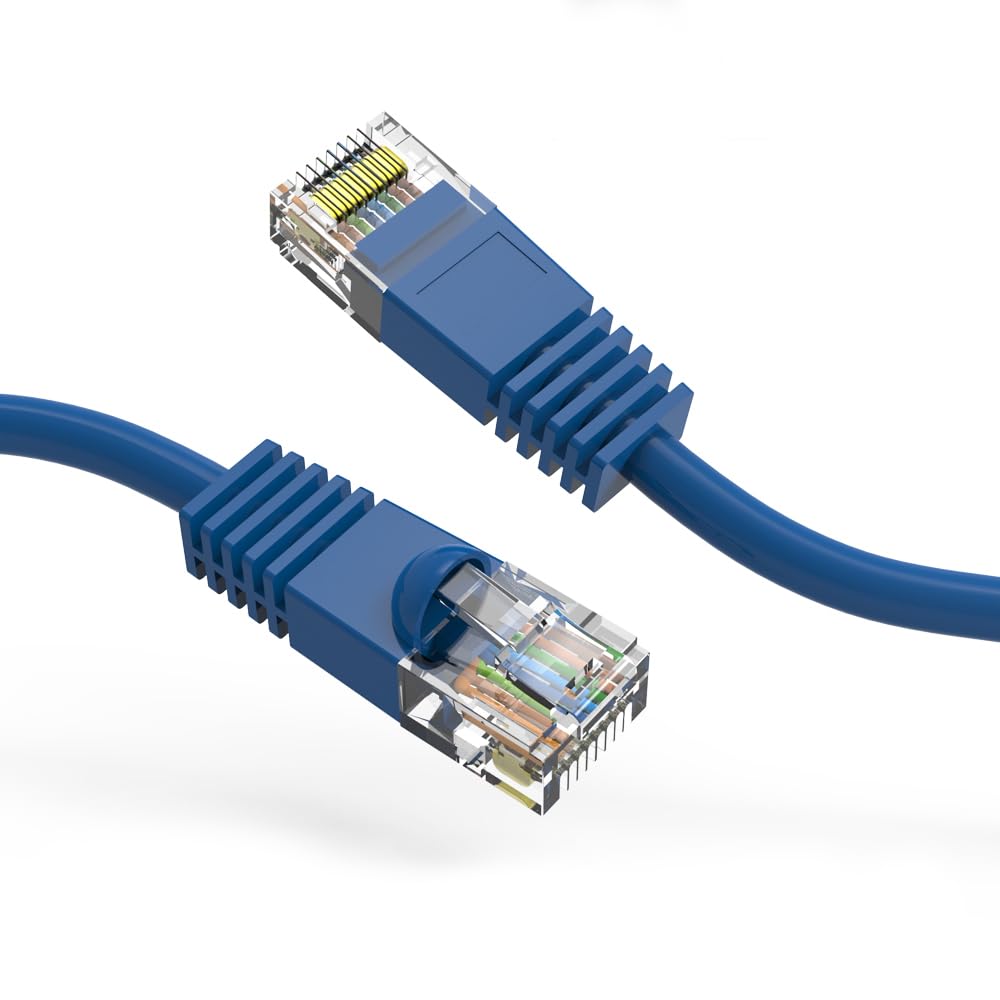 High Performance Cat5e Ethernet Patch Cable 150ft Blue