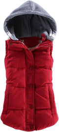 Yeokou Women's Slim Quilted Removable Hooded Winter (Style XH6B)