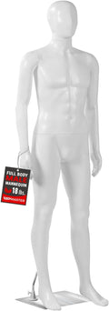 TopMaster Male Form Mannequin - 360 Adjustable Full Body Display