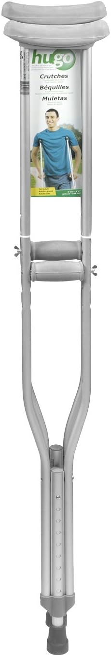 Hugo Mobility Adjustable Crutches for Comfortable Walking Support