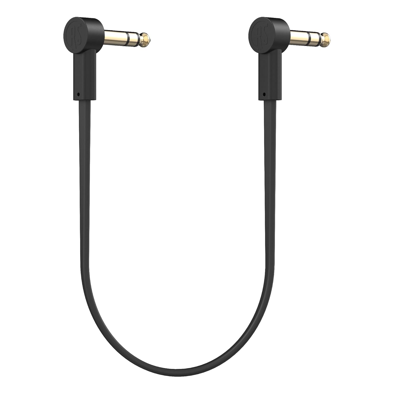 Rock Stock 1/4 TRS Patch Cables - Space-Saving, Noise-Free Pedal Connections