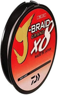 Daiwa J-Braid Grand 8 X 300 YDS Filler Spool - Soft, Ultra Abrasion