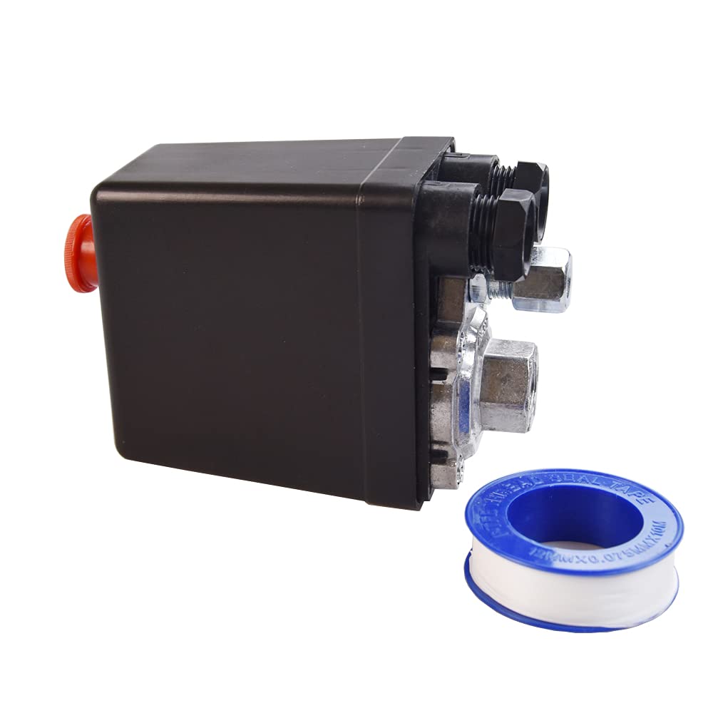 Central Pneumatic Air Compressor Switch - Regulate Pressure 90-120 PSI