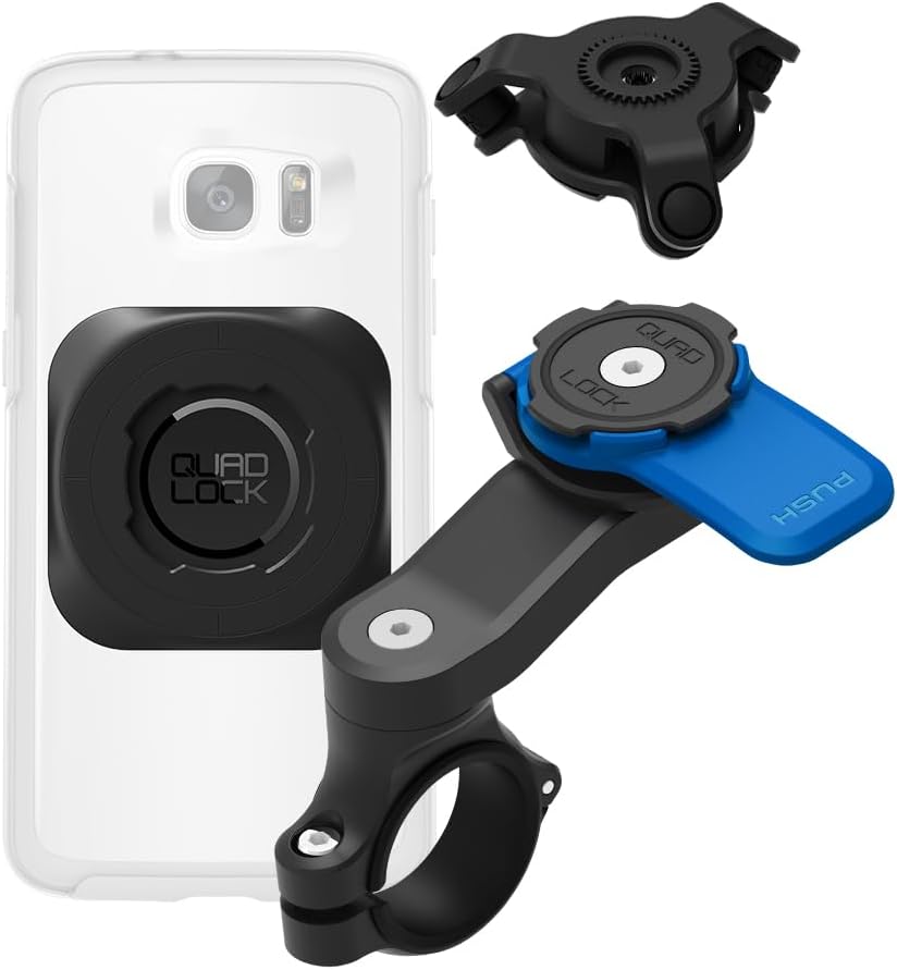 Quad Lock Handlebar Motorcycle Phone Mount with Vibration Dampener