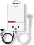 Propane Water Heater Tankless, 12L Portable Water Heater - Fast Hot