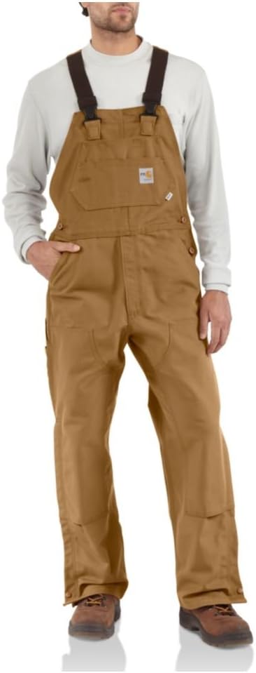 Carhartt Men's Flame-Resistant Duck Unlined Bib Overall Review