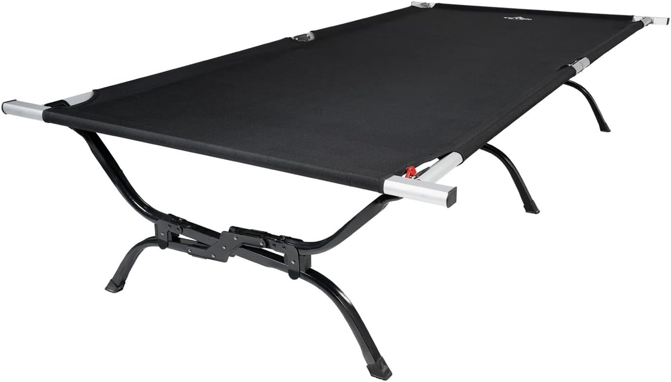 Teton Camping Cot with Pivot Arm for Comfortable Outdoor Sleep