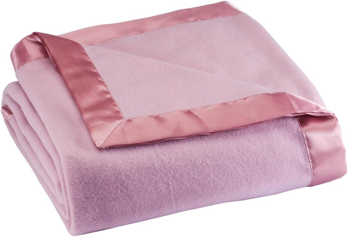 Cozy OakRidge Satin Fleece Blanket for All Seasons and Occasions