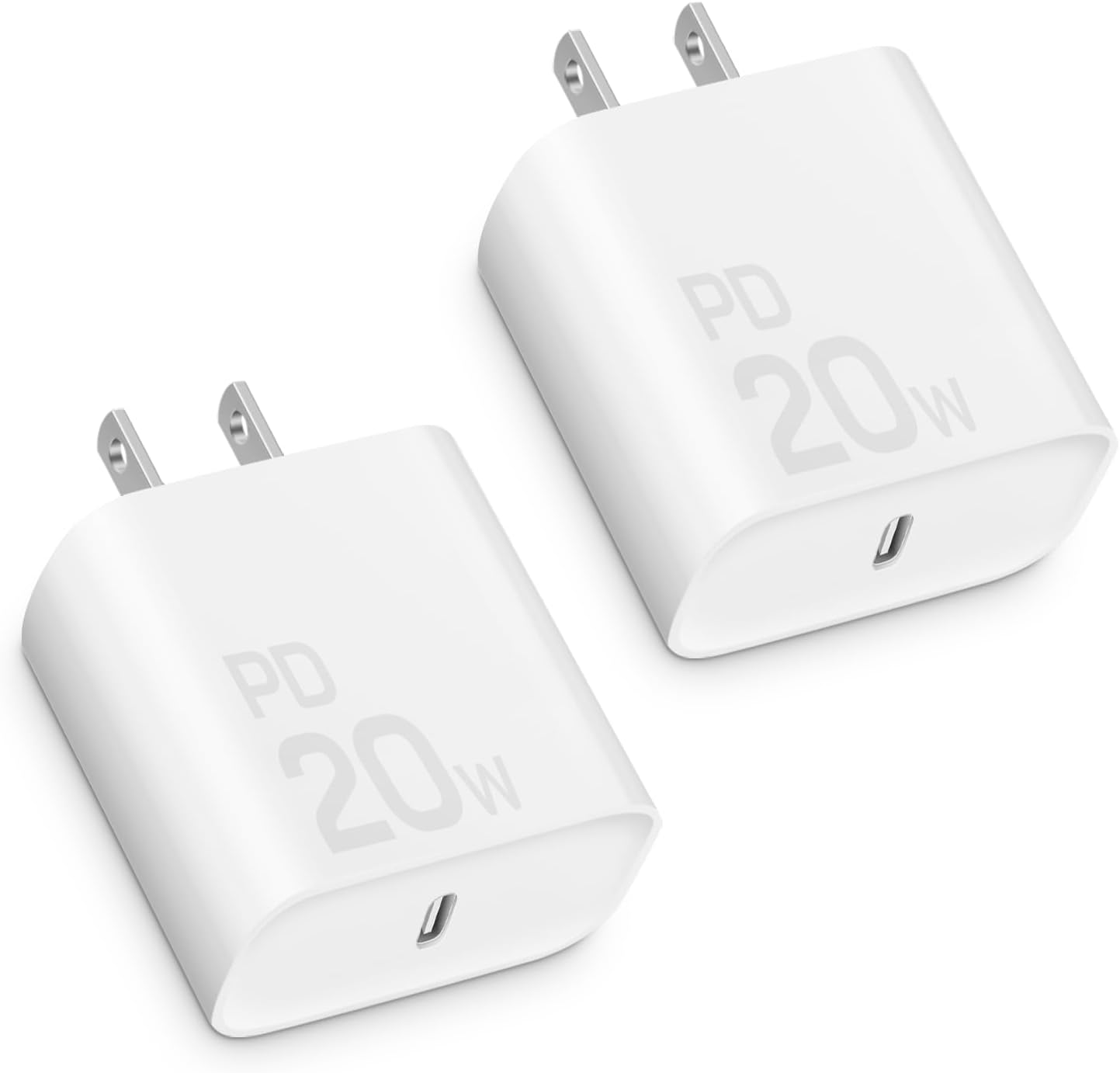 Fast Charge 20W USB C Charger Duo for iPhone, iPad, Galaxy & More