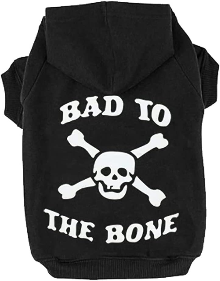 Cozy Bad to The Bone Dog Hoodie - Stylish & Warm