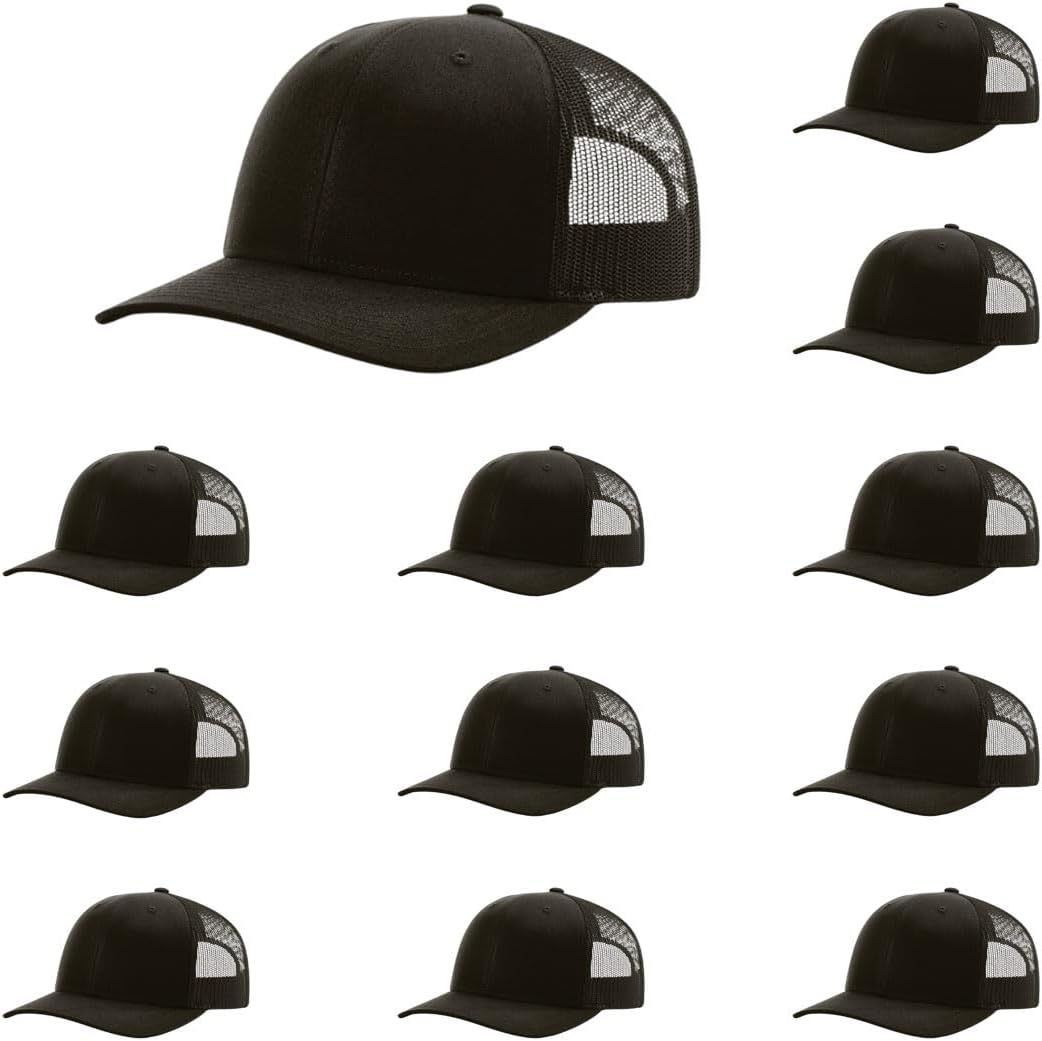 Richardson 112 Classic Six-Panel Adjustable Snapback Trucker Cap