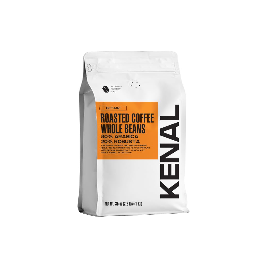 KENAL BETAWI 80/20 Coffee Beans: Bold, Chocolaty Espresso