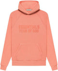 Essentials Fear of God Hoodie Coral X-Small - Relaxed Cozy Fit