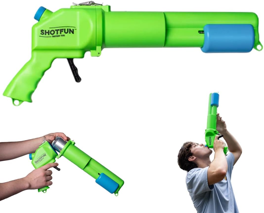 Shotfun Innovative Shotgun Tool for 12 oz Cans - Green