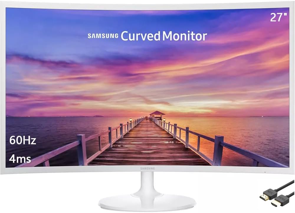 SAMSUNG 27 Curved FHD Monitor: Immersive Viewing