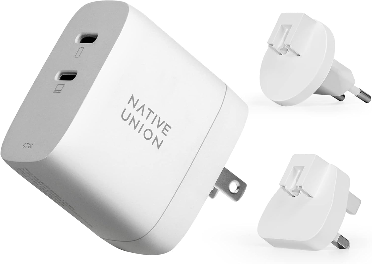 Native Union Fast GaN Charger PD 67W for Multi-Device Charging