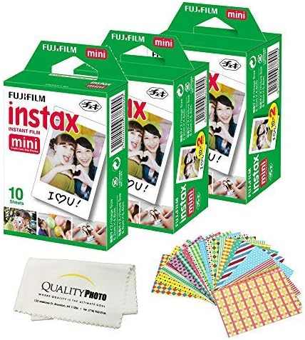 Fujifilm Instant Film for Mini 8, 9, 11 Cameras with Accessories