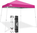 10x10 Slant Leg Pop-up Canopy Tent Pink - Easy One Person Setup