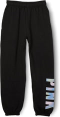 Victoria's Secret Pink Logo Campus Sweatpants - Comfy High-Rise
