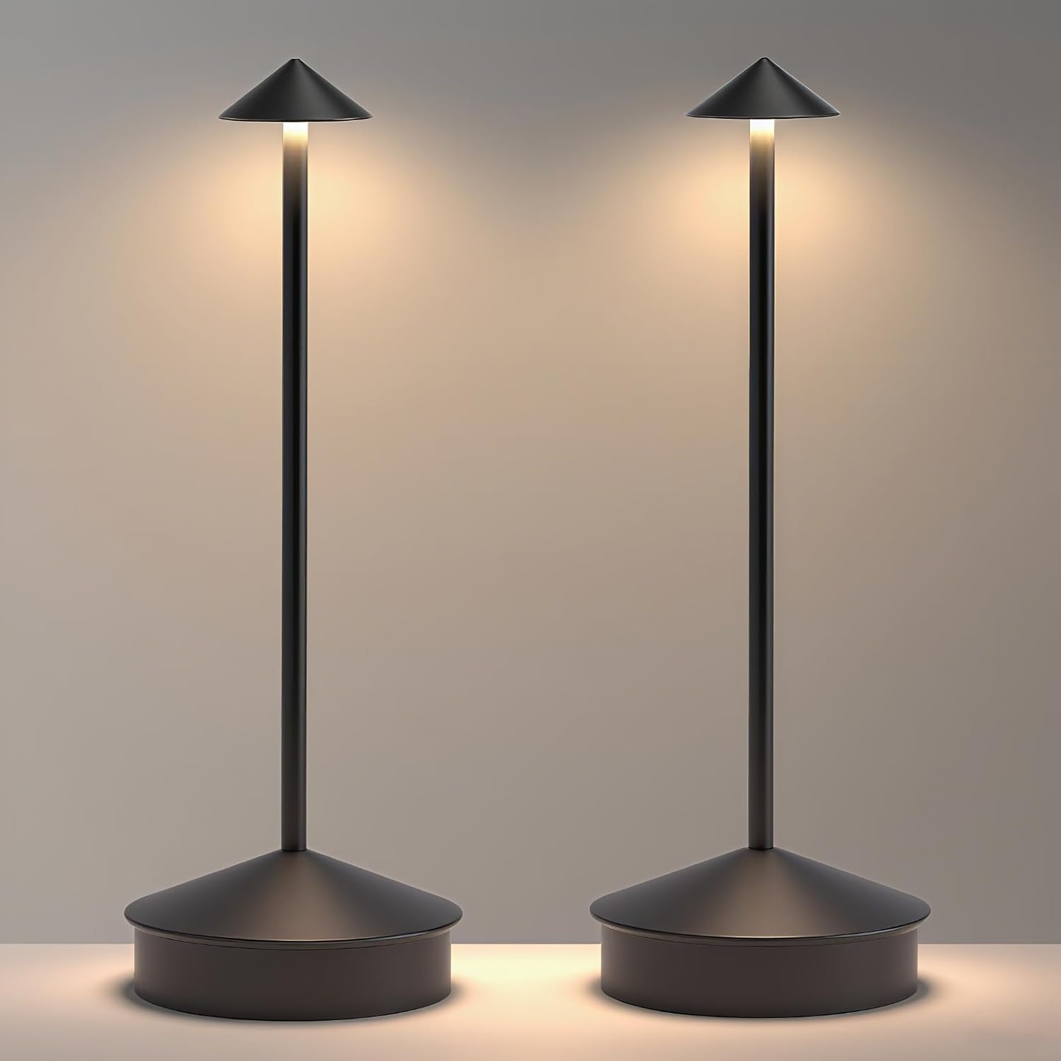 Portable Cordless LED Table Lamp with Touch Control for Any Space