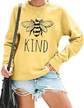 Bee Kind Women's Sweatshirt by KIMSOONG - Inspiring Lightweight Style