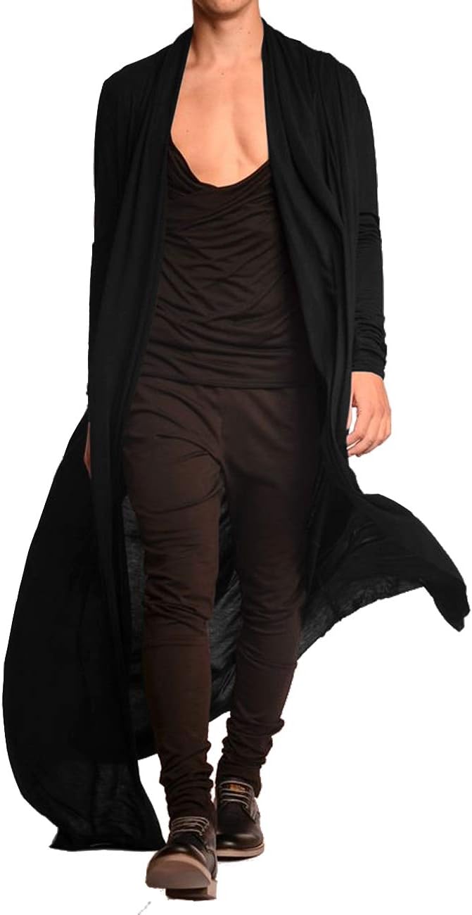 COOFANDY Men's Lightweight Ruffle Shawl Collar Cardigan Review