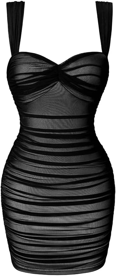 LAGSHIAN Women's Summer Sexy Bodycon Mini Party Dress Review