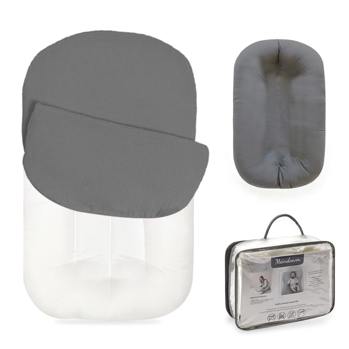 Baby Lounger - Snuggle Cozy Me Infant Lounger for Newborns