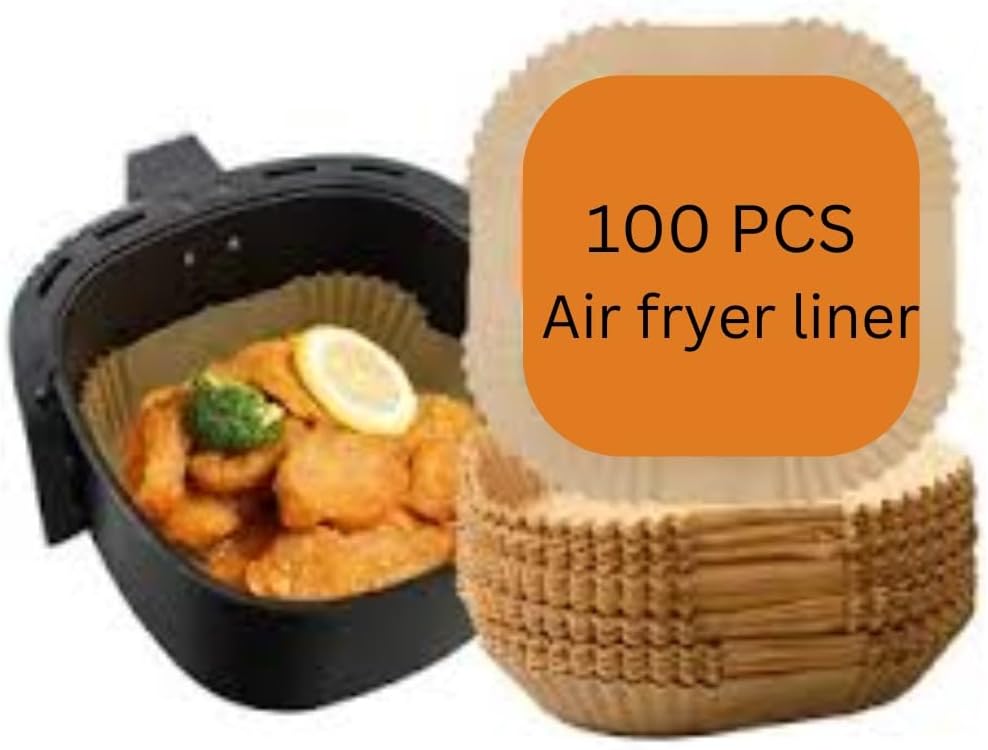 Non-Stick Air Fryer Liner Set - Oil & Water Proof