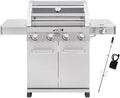 Monument Grills 4-Burner Natural Gas Grill with Rotisserie Kit