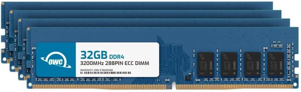OWC 128GB DDR4 3200MHz ECC Unbuffered RAM for Workstations