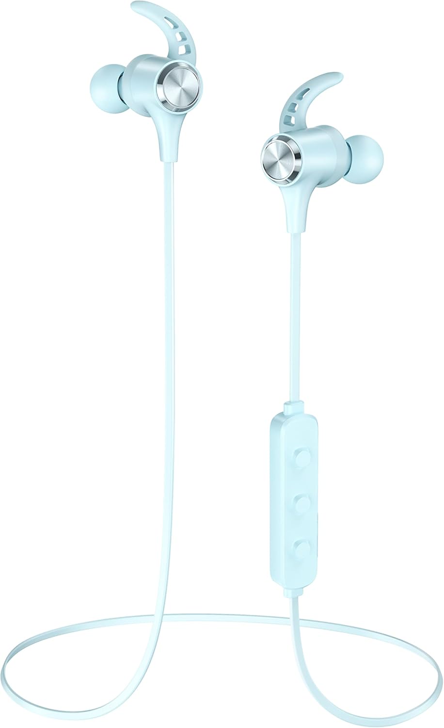 Bluetooth 5.2 Earbuds, 24H Playtime, IPX7, Sport, Blue