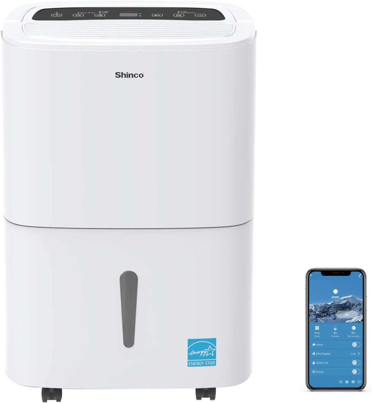 120 Pints Dehumidifier for Large Spaces with Smart Control