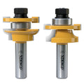 Round Over Rail and Stile Router Bit Set 1/2 in Shank - Cabinet Door