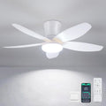 Ceiling Fans with Lights 36 Low Profile Fan with Remote - Dimmable LED