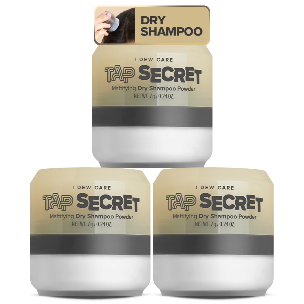 I DEW CARE Biotin Clarifying Dry Shampoo Trio for Fresh Hair
