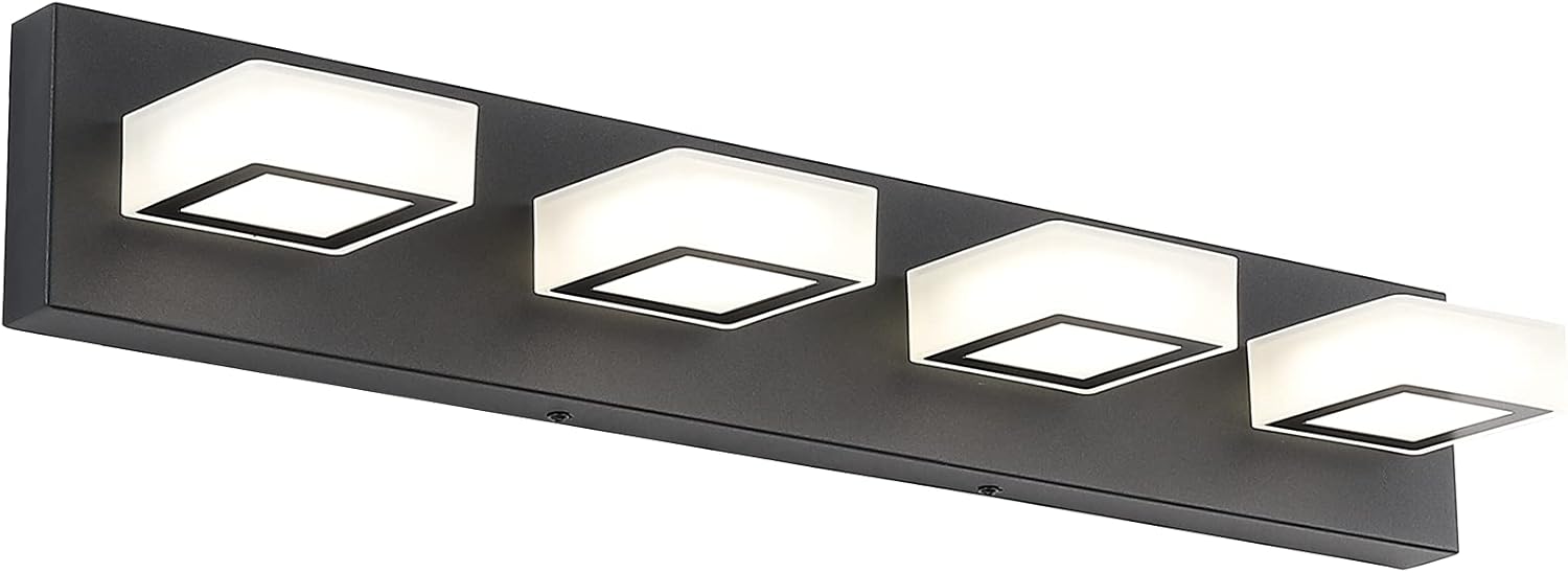 Modern LED Black Vanity Lights for Stylish Bathroom Lighting