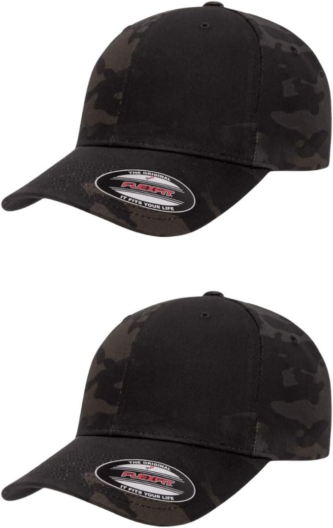 Flexfit Wooly Combed Premium 6-Panel Baseball Cap for Comfort