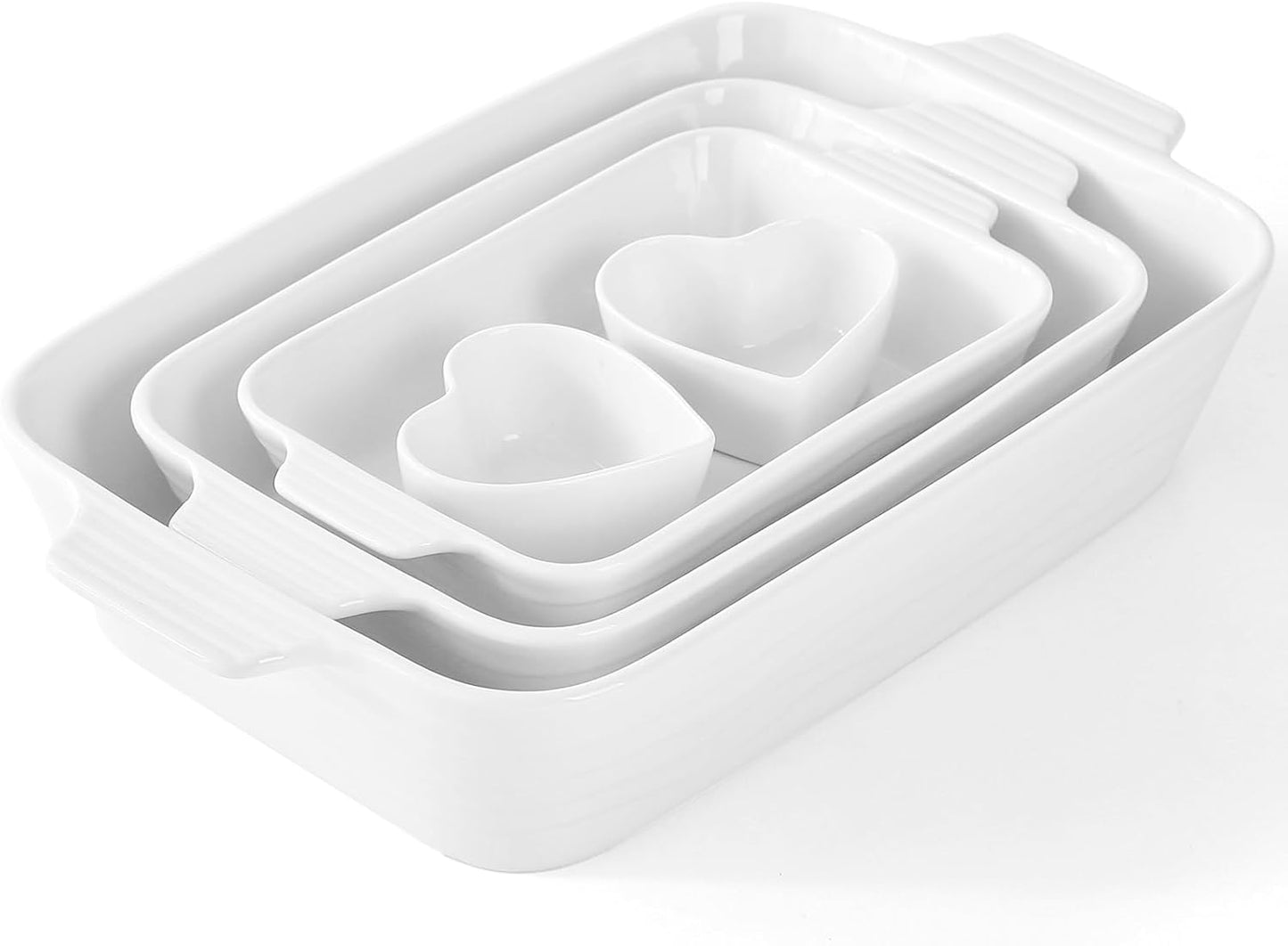 Baking Dish Set for Oven Casserole Dishes with Ramekin
