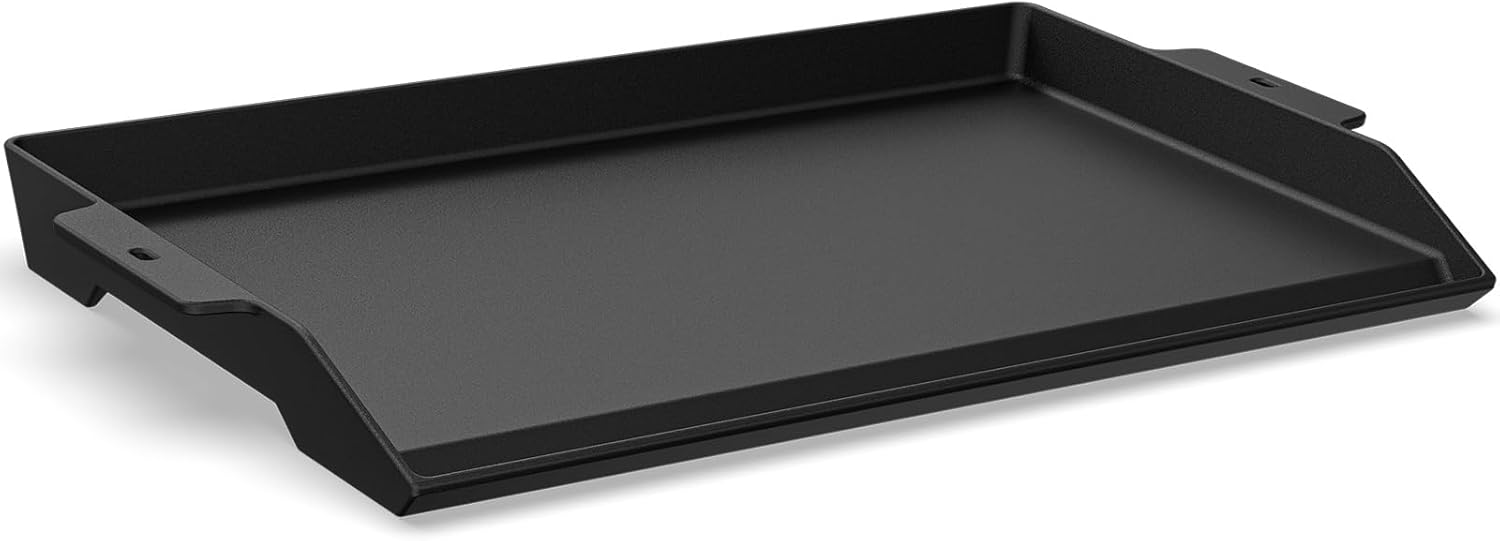 Updated Cast Iron Griddle for Gas Grill - Versatile Outdoor Cooking