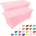 6FT Stretch Fitted Table Cloth for Rectangular Tables - Washable