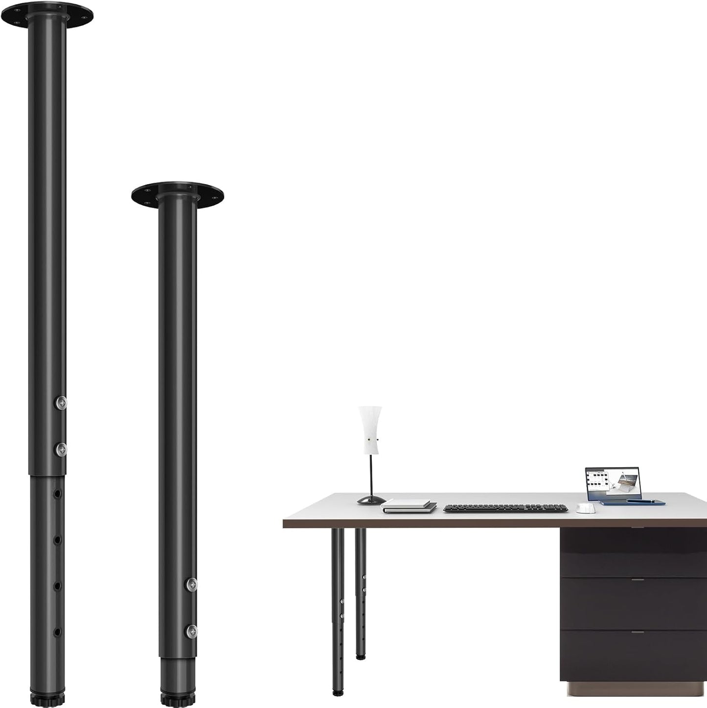 Adjustable Metal Desk Legs for Custom Height Furniture Solutions