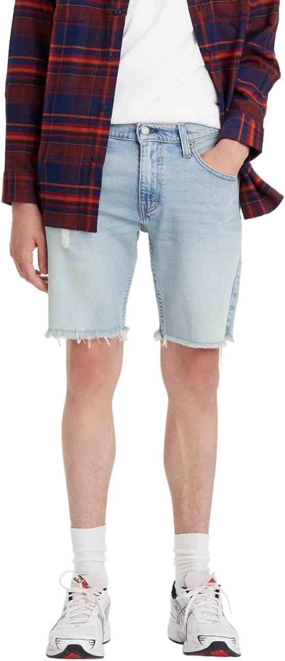 Levi's Men's Slim Cut Off Jean Shorts for Comfortable Style