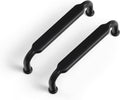 Goo-Ki 6 Pack 3-3/4 in Hole Center Cabinet Pulls Matte Black - Solid