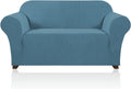 Stretch Loveseat Sofa Cover Slipcover for 2 Cushion Sofa - Storm Blue