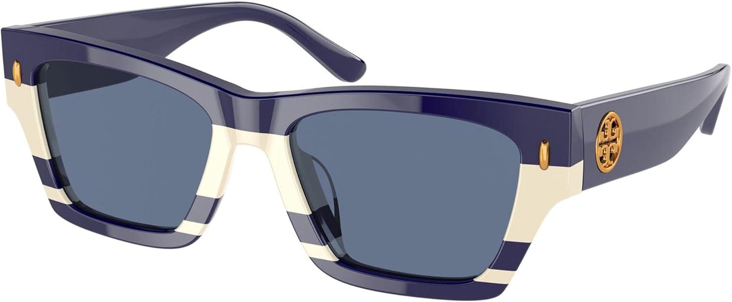 Tory Burch Women's Ty7169u Rectangular Sunglasses for All Faces