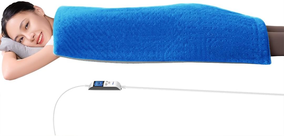 Boncare Extra Large Heating Pad for Back Pain Relief and Comfort