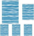 Self-Adhesive Shelf Liner Wave Marina - Durable Decorative Liner
