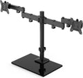 HUANUO Freestanding Dual Monitor Stand for 2 Screens - Stable Glass